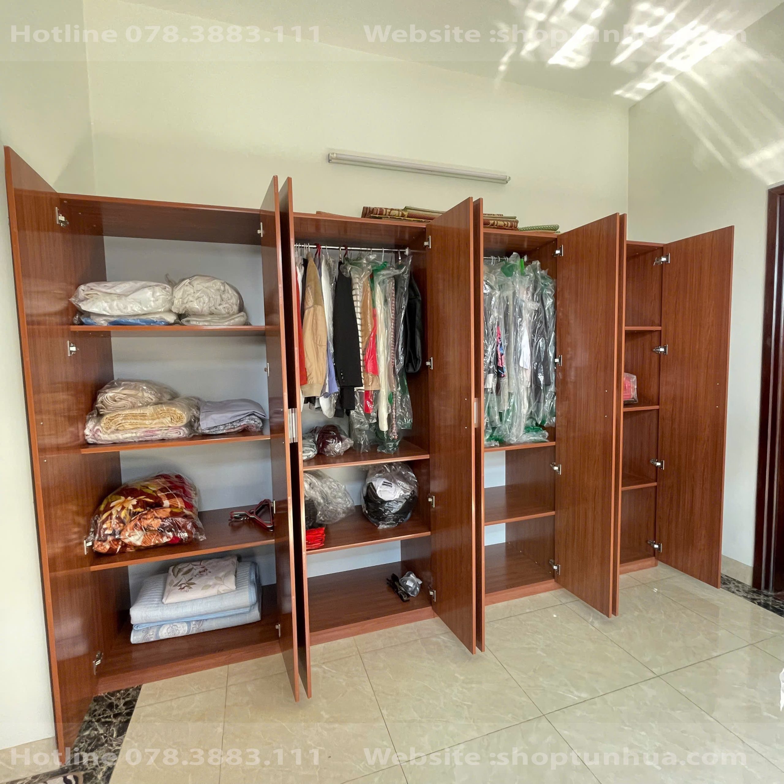 tủ quần áo 8 cánh