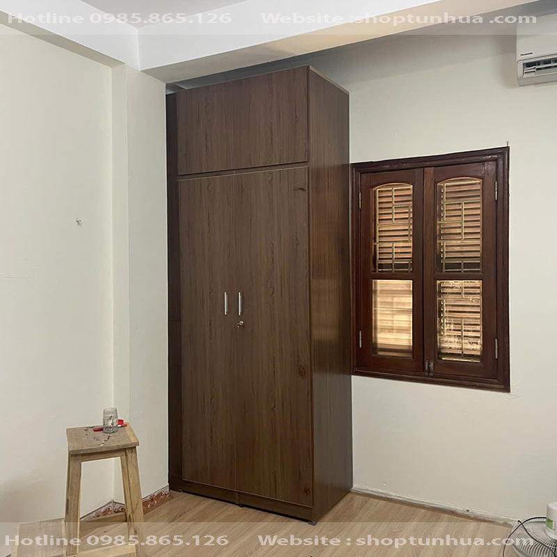 tủ 2 cánh nhựa màu a6