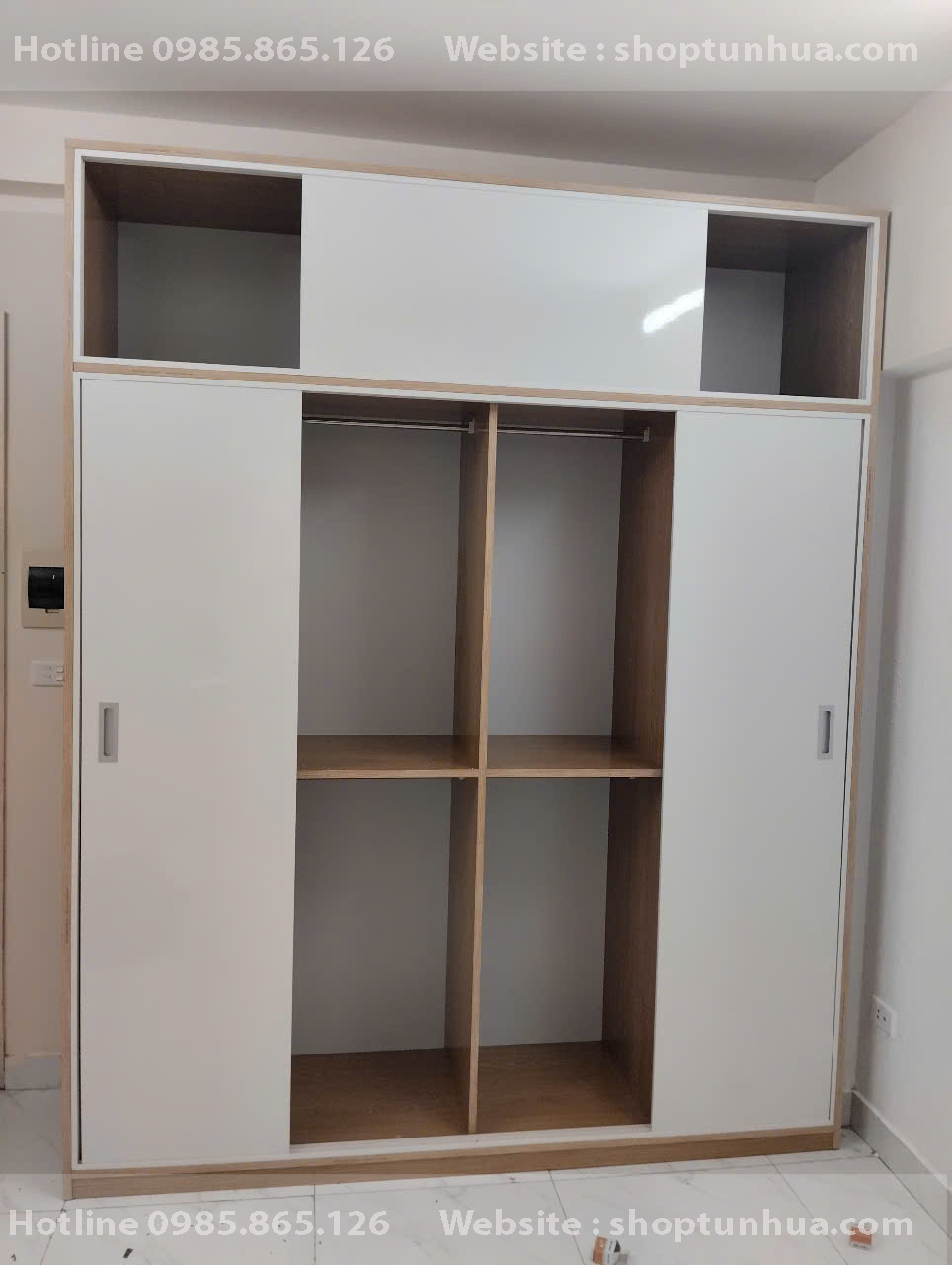 tủ nhựa 4 cánh lùa cao cấp